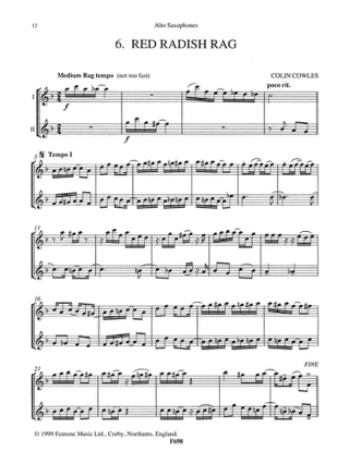 Swing Two - Ten Jazzy Duets - Colin Cowles - Partition - Saxophone